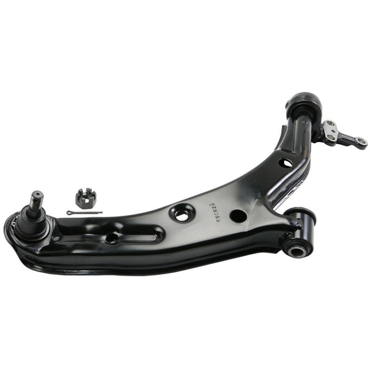 Angle View of Front Right Suspension Control Arm and Ball Joint Assembly MOOG RK620358