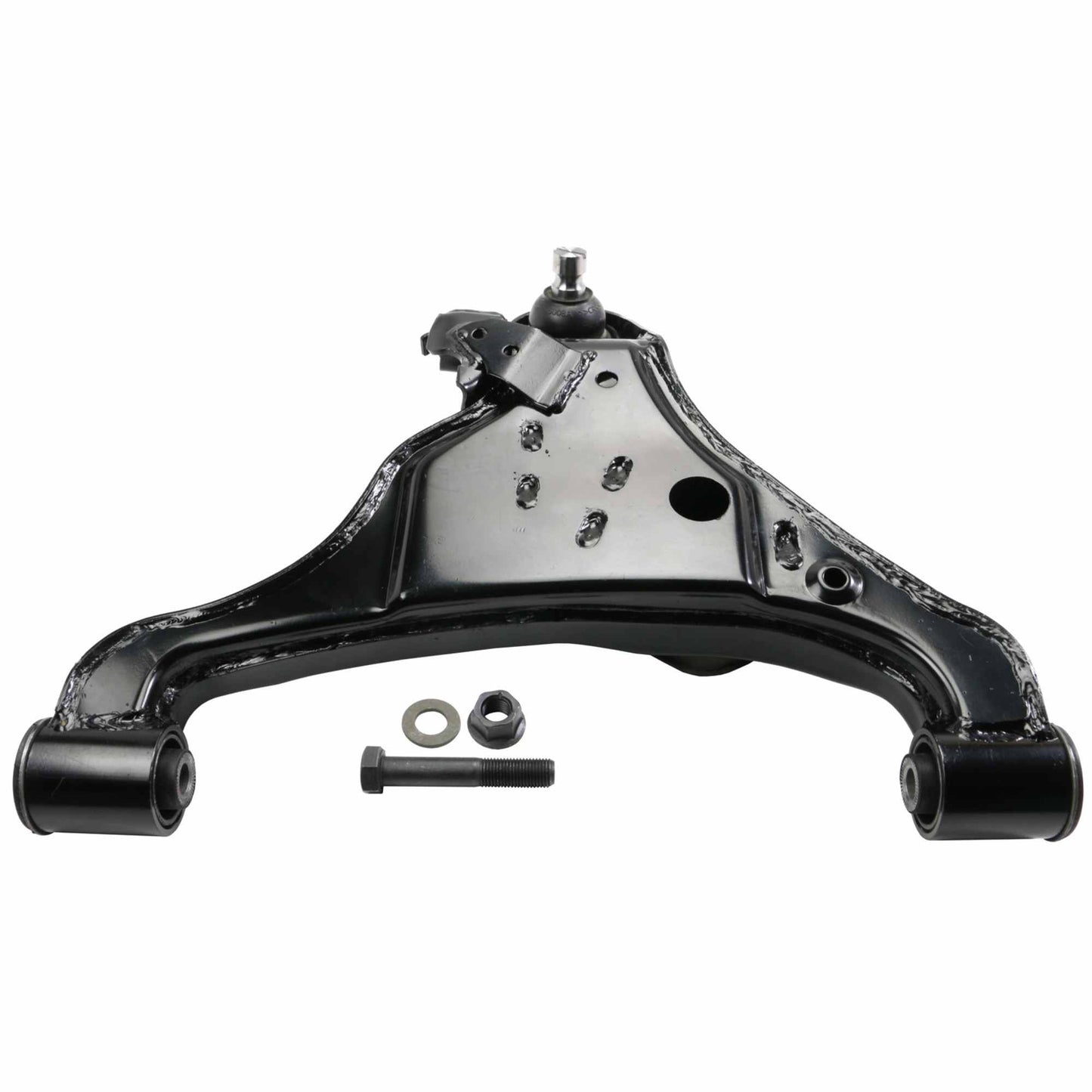 Angle View of Front Left Suspension Control Arm and Ball Joint Assembly MOOG RK620372