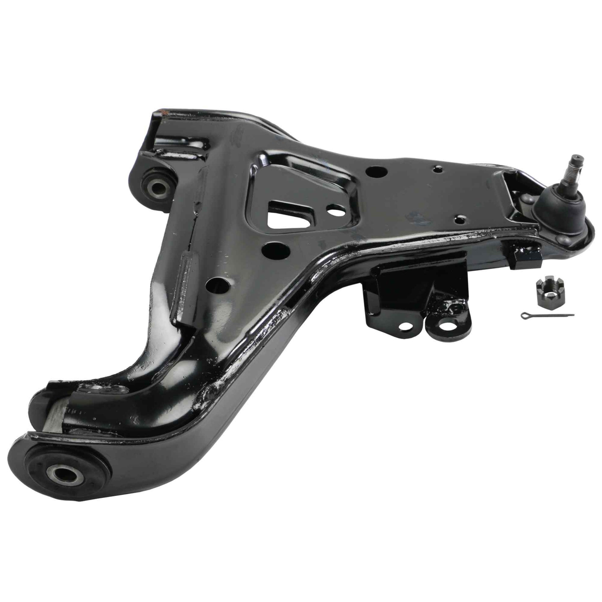 Angle View of Front Right Suspension Control Arm and Ball Joint Assembly MOOG RK620464