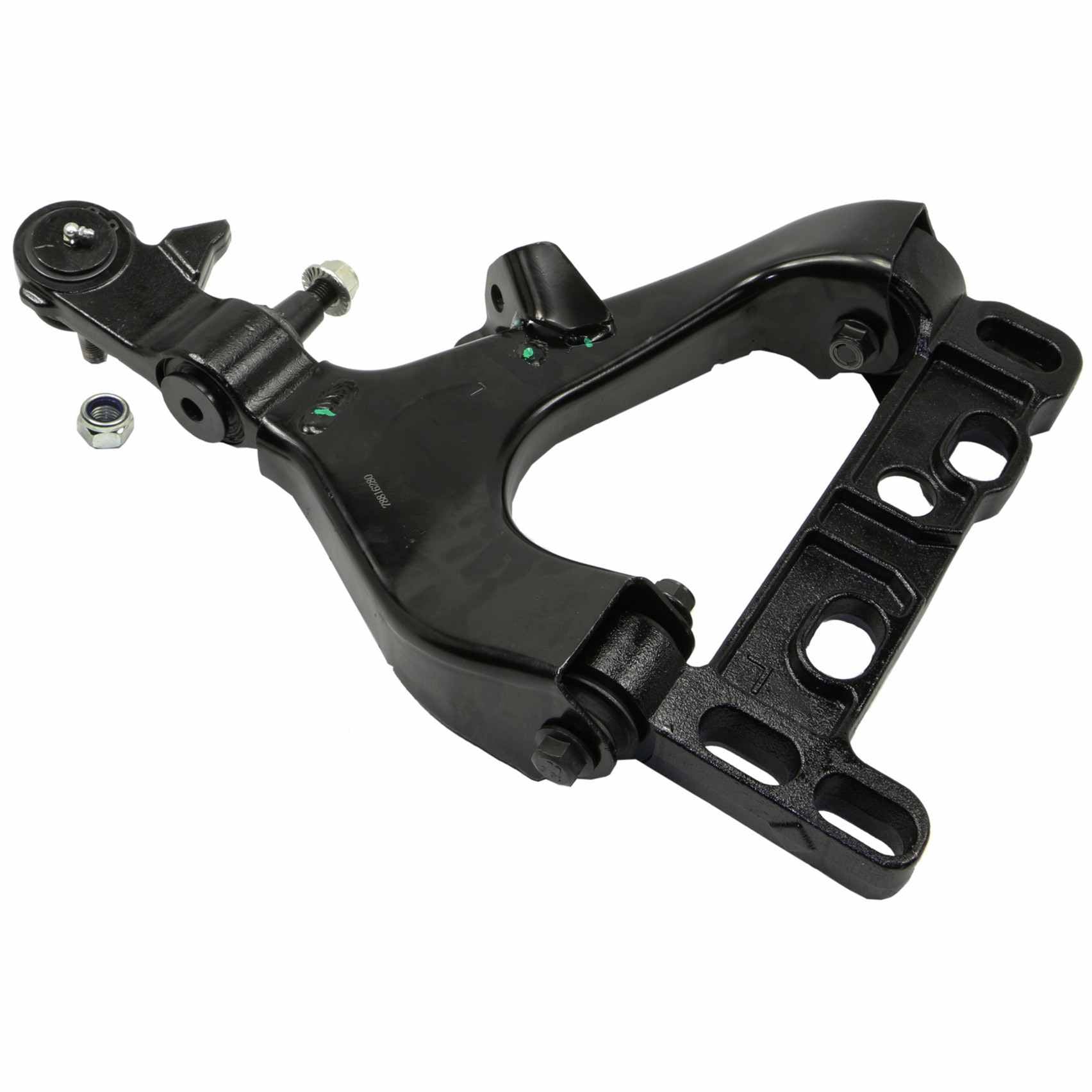 Back View of Front Left Suspension Control Arm and Ball Joint Assembly MOOG RK620467