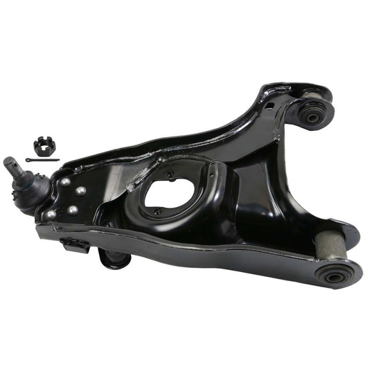 Angle View of Front Left Suspension Control Arm and Ball Joint Assembly MOOG RK620474