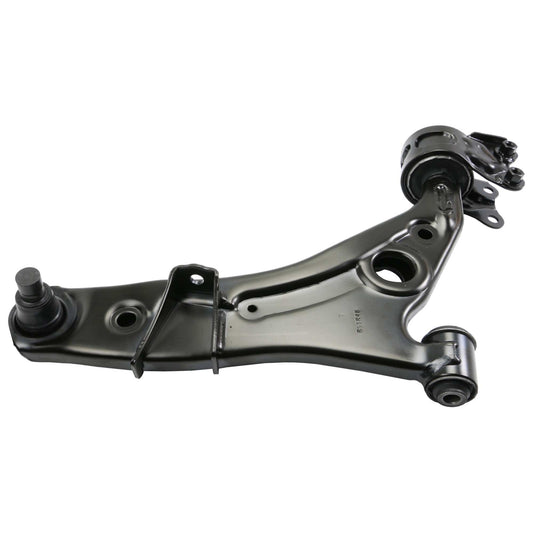 Angle View of Front Right Suspension Control Arm and Ball Joint Assembly MOOG RK620486