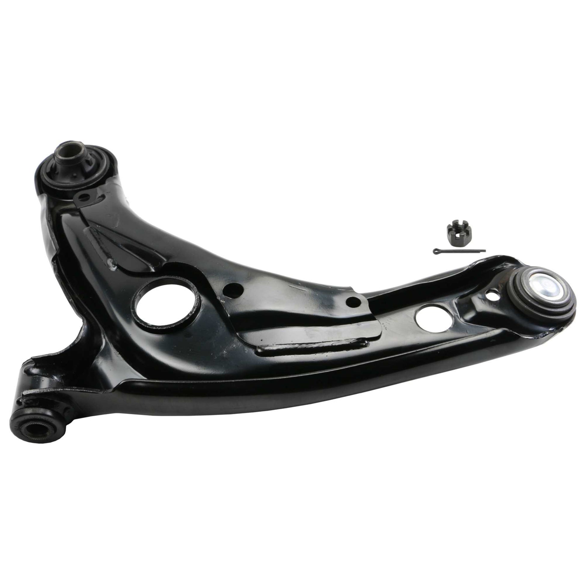 Back View of Front Right Suspension Control Arm and Ball Joint Assembly MOOG RK620573