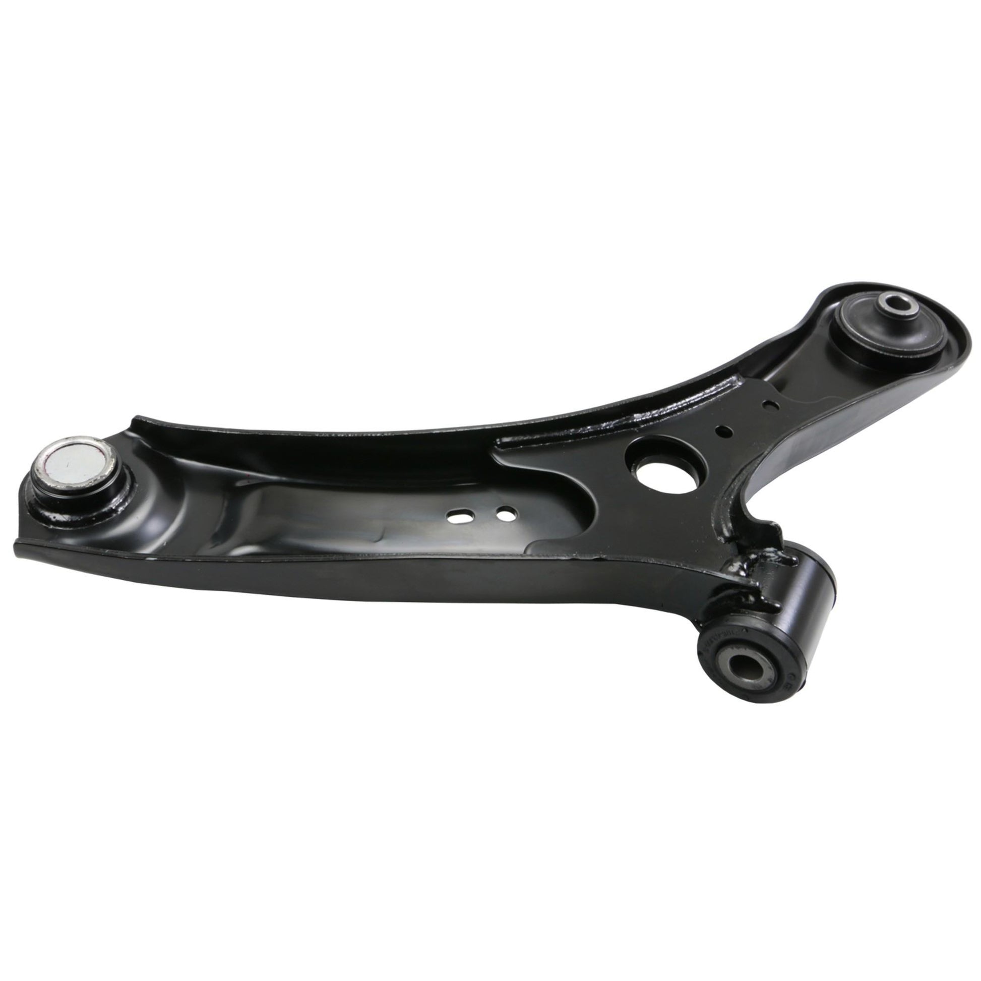 Back View of Front Left Suspension Control Arm and Ball Joint Assembly MOOG RK620577