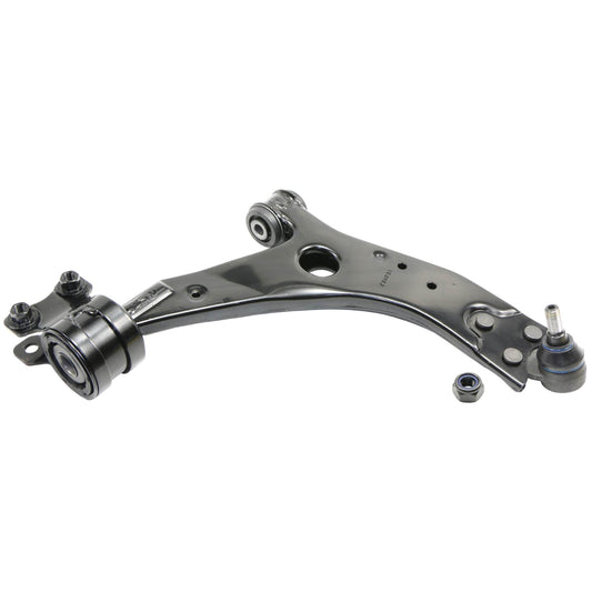 Angle View of Front Right Suspension Control Arm and Ball Joint Assembly MOOG RK620599