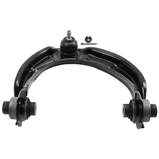 Angle View of Front Upper Right Suspension Control Arm and Ball Joint Assembly MOOG RK620615