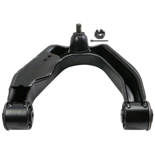 Angle View of Front Upper Left Suspension Control Arm and Ball Joint Assembly MOOG RK620657