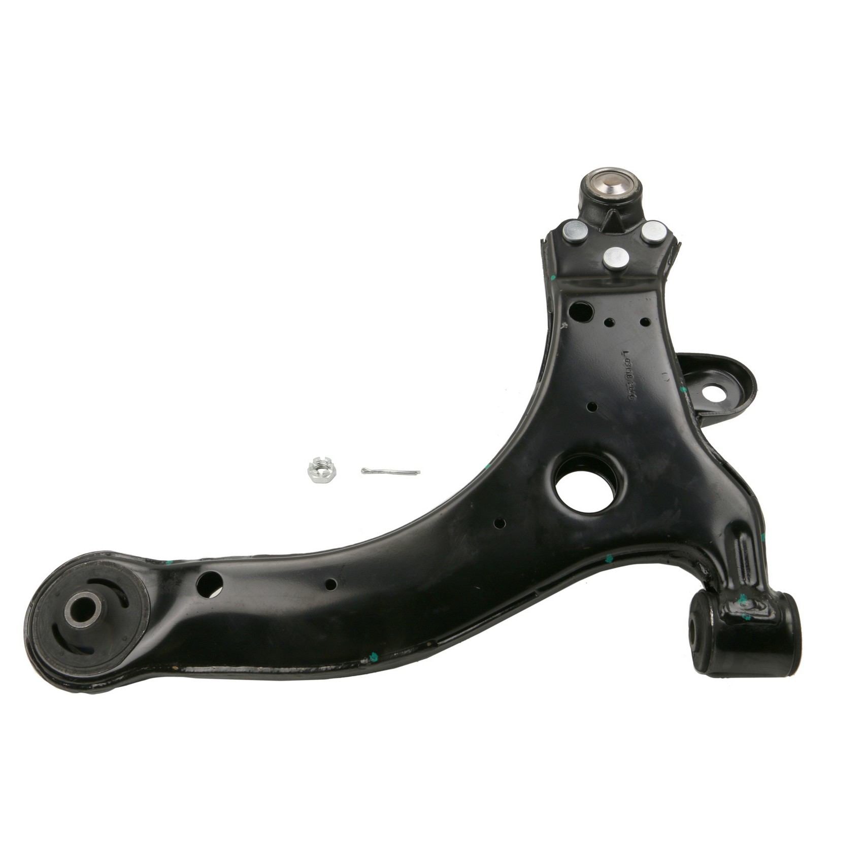 Back View of Front Left Suspension Control Arm and Ball Joint Assembly MOOG RK620675