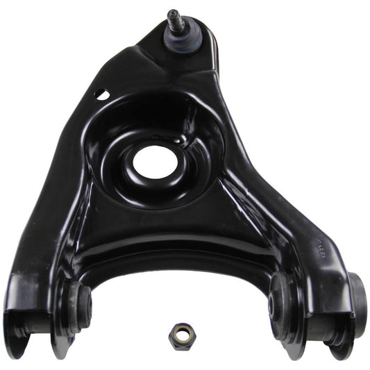 Angle View of Front Right Suspension Control Arm and Ball Joint Assembly MOOG RK620899