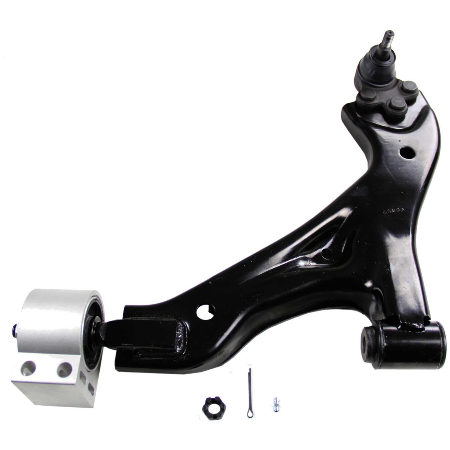 Angle View of Front Left Suspension Control Arm and Ball Joint Assembly MOOG RK621129