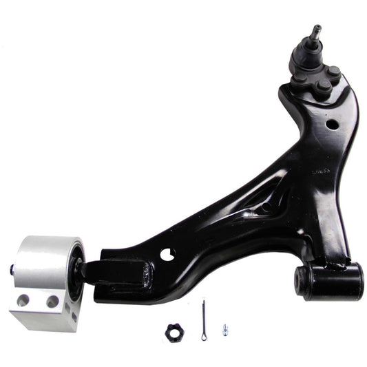 Angle View of Front Left Suspension Control Arm and Ball Joint Assembly MOOG RK621129