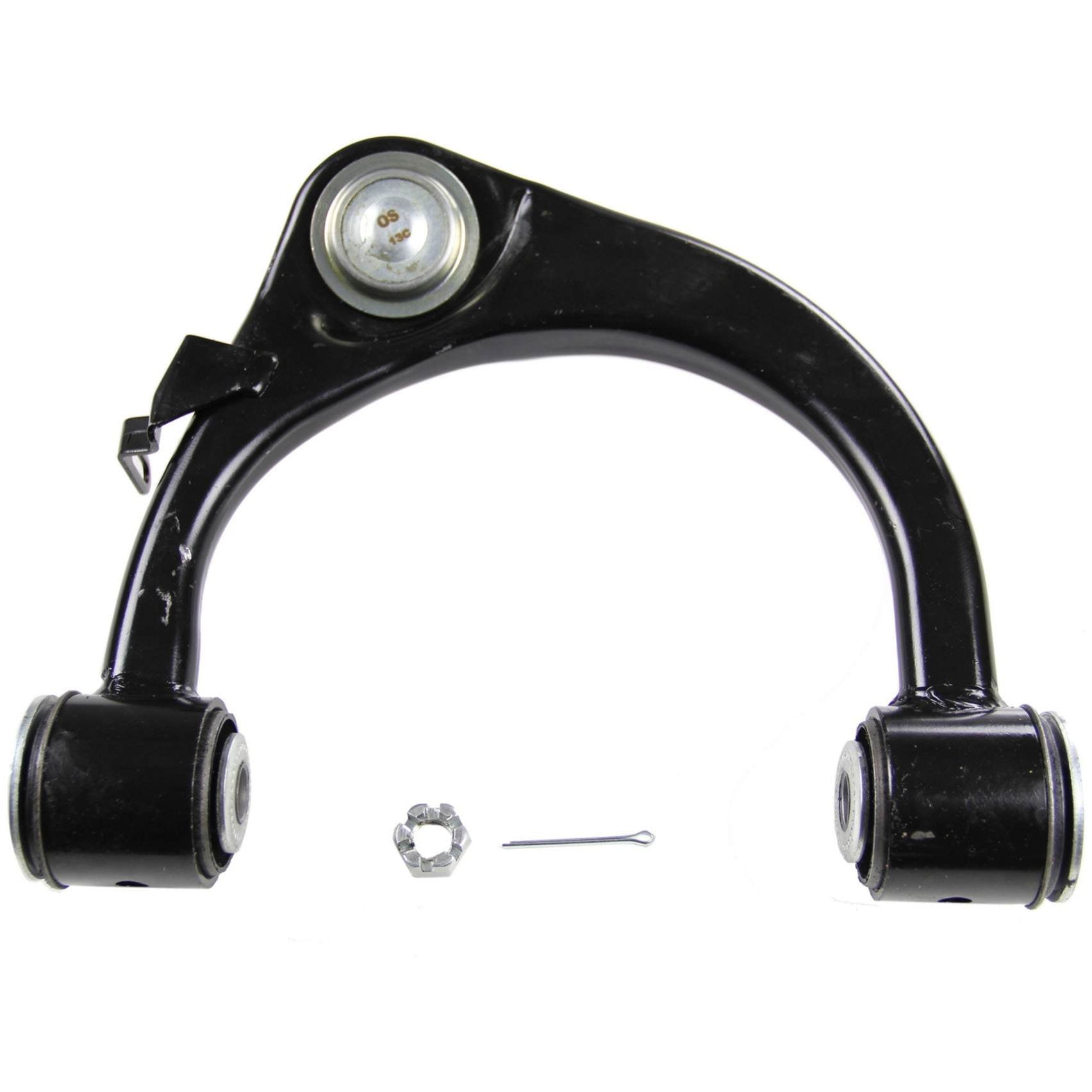 Angle View of Front Upper Left Suspension Control Arm and Ball Joint Assembly MOOG RK621227