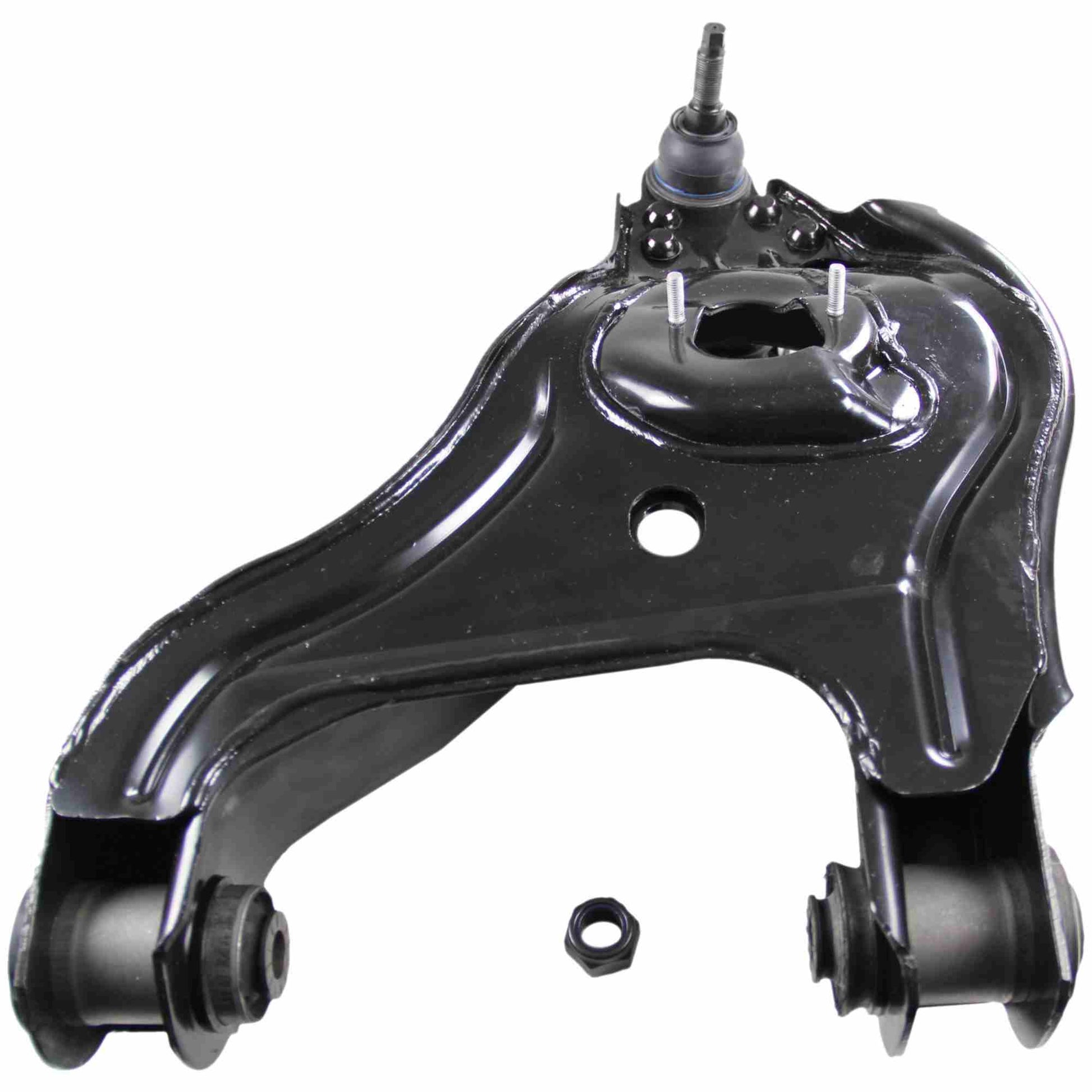 Angle View of Front Right Suspension Control Arm and Ball Joint Assembly MOOG RK621264