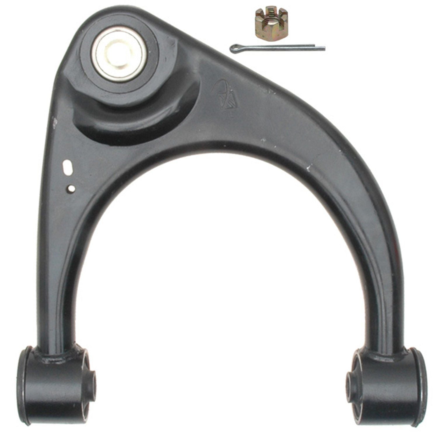 Bottom View of Front Upper Left Suspension Control Arm and Ball Joint Assembly MOOG RK621307