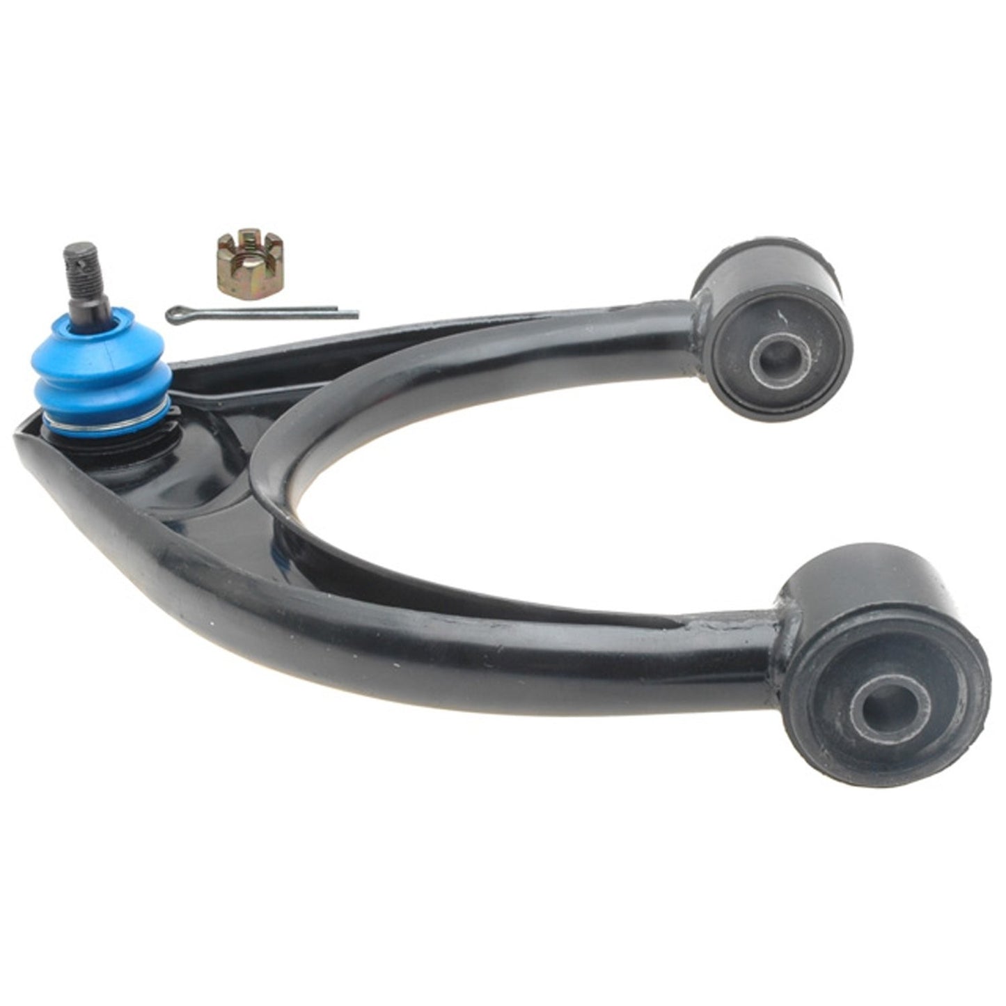 Side View of Front Upper Left Suspension Control Arm and Ball Joint Assembly MOOG RK621307