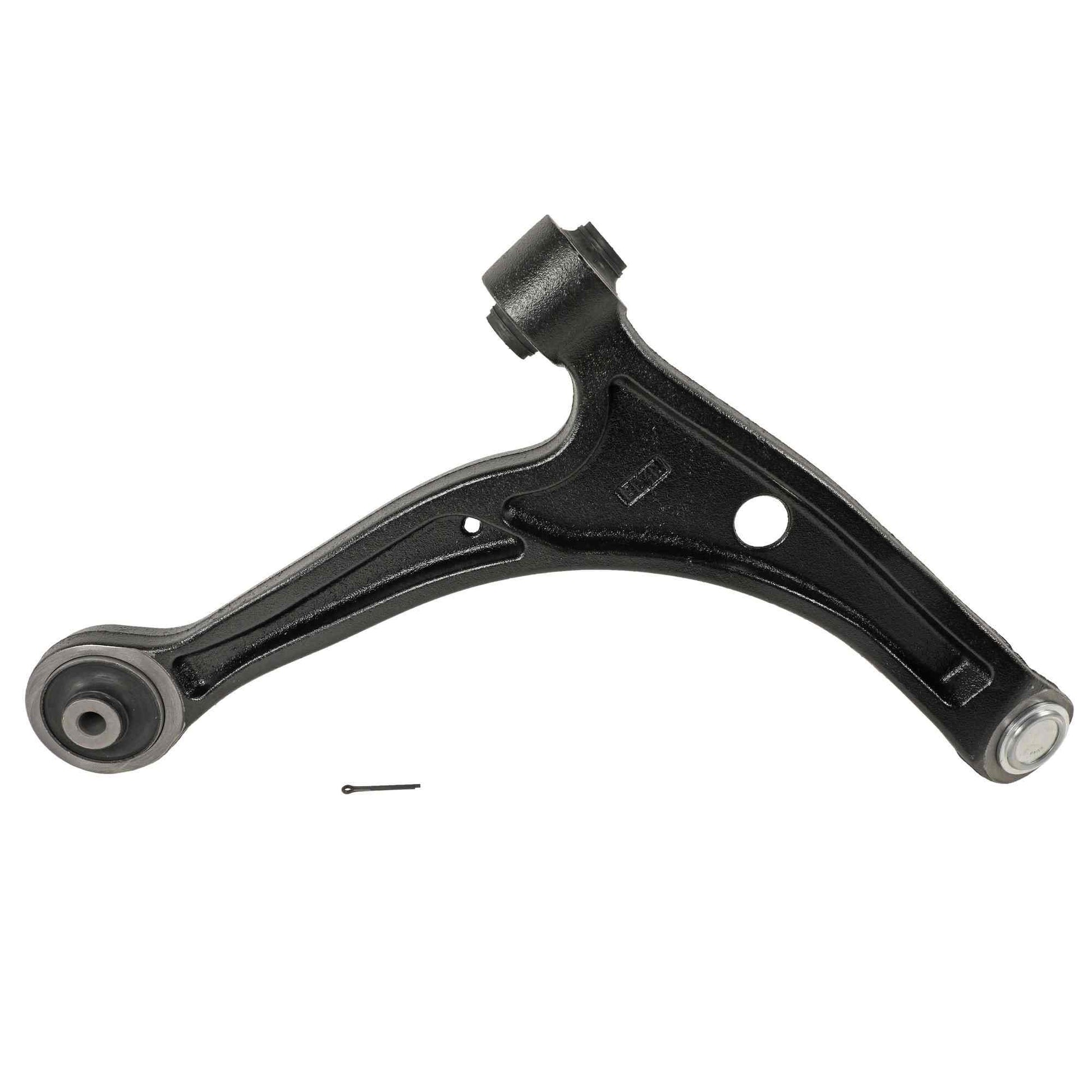 Back View of Front Left Suspension Control Arm and Ball Joint Assembly MOOG RK621349