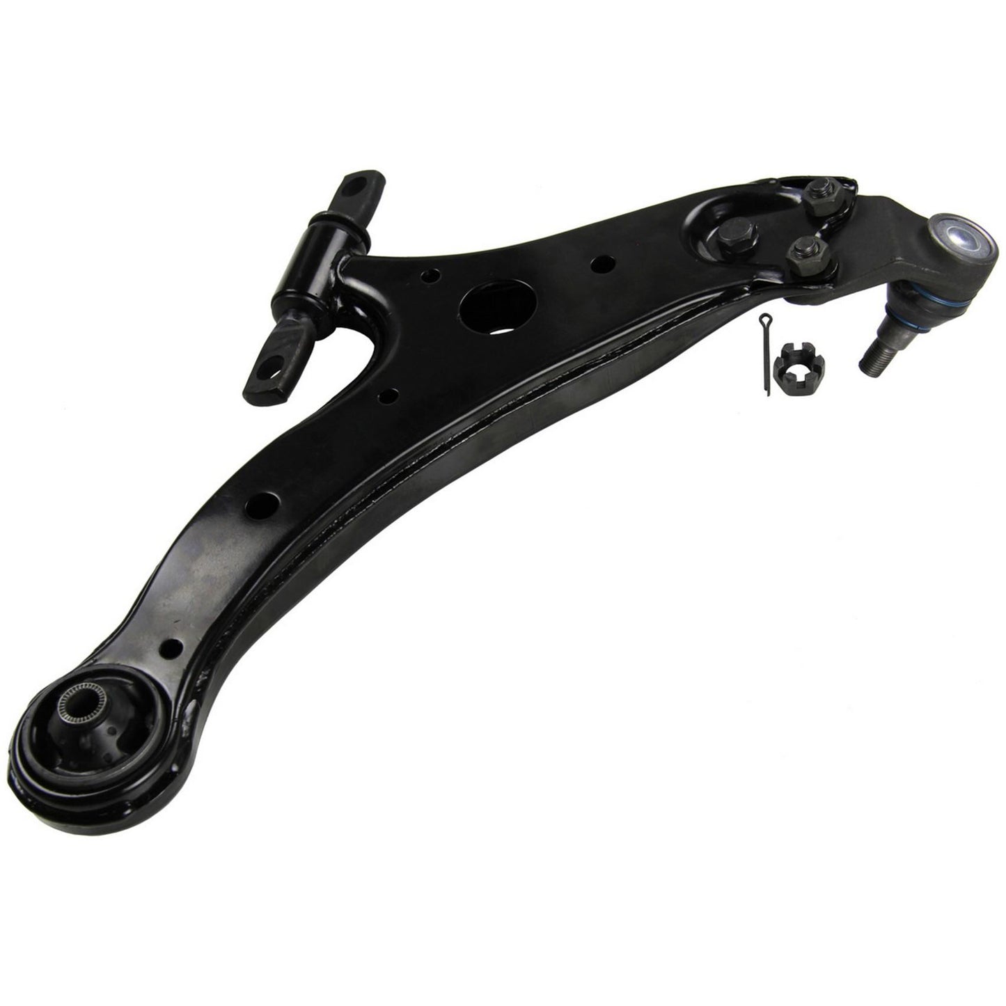 Bottom View of Front Left Suspension Control Arm and Ball Joint Assembly MOOG RK621477