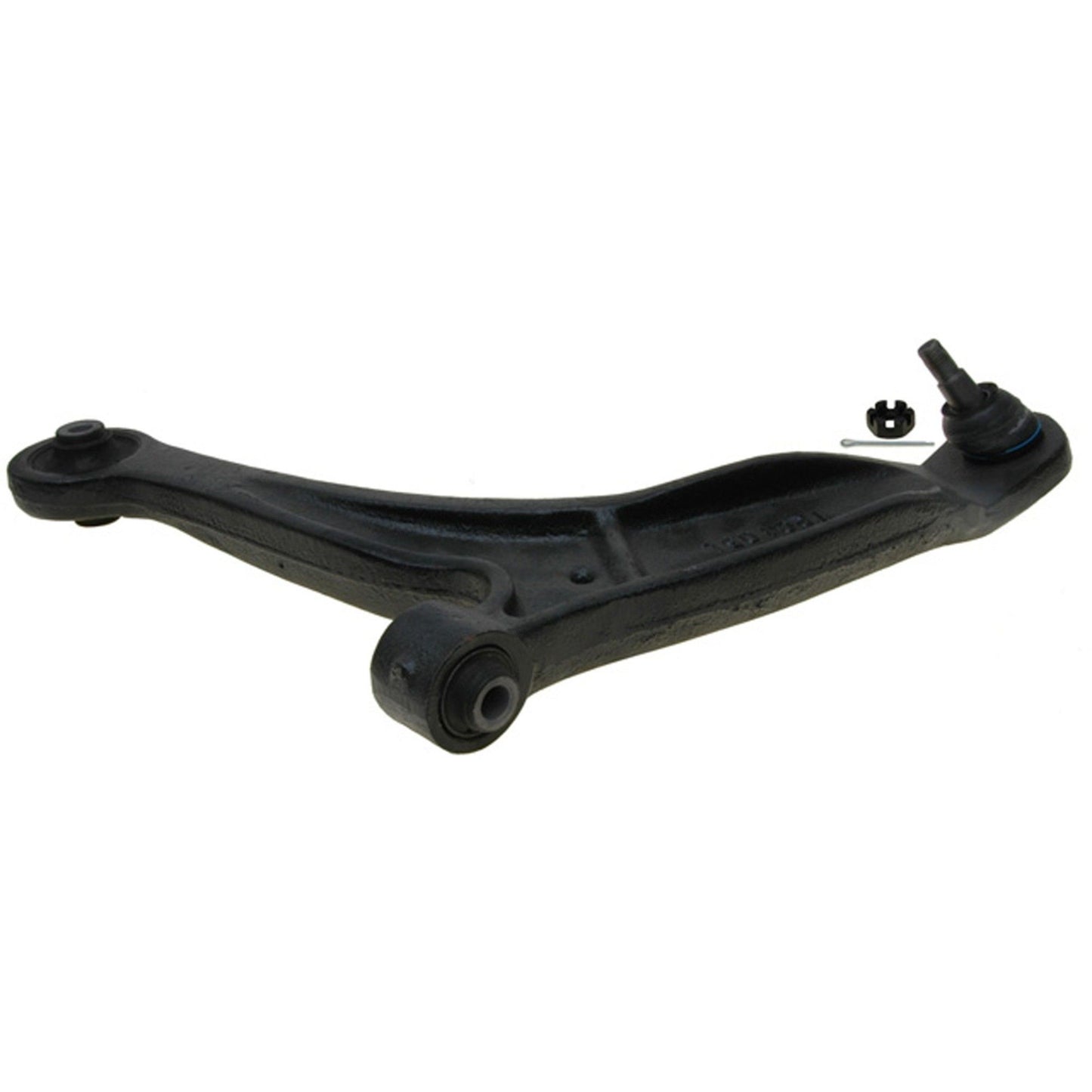 Side View of Front Left Suspension Control Arm and Ball Joint Assembly MOOG RK621545