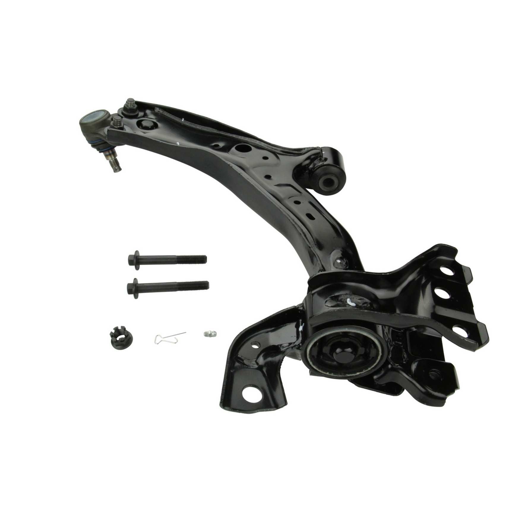 Bottom View of Front Right Suspension Control Arm and Ball Joint Assembly MOOG RK621547