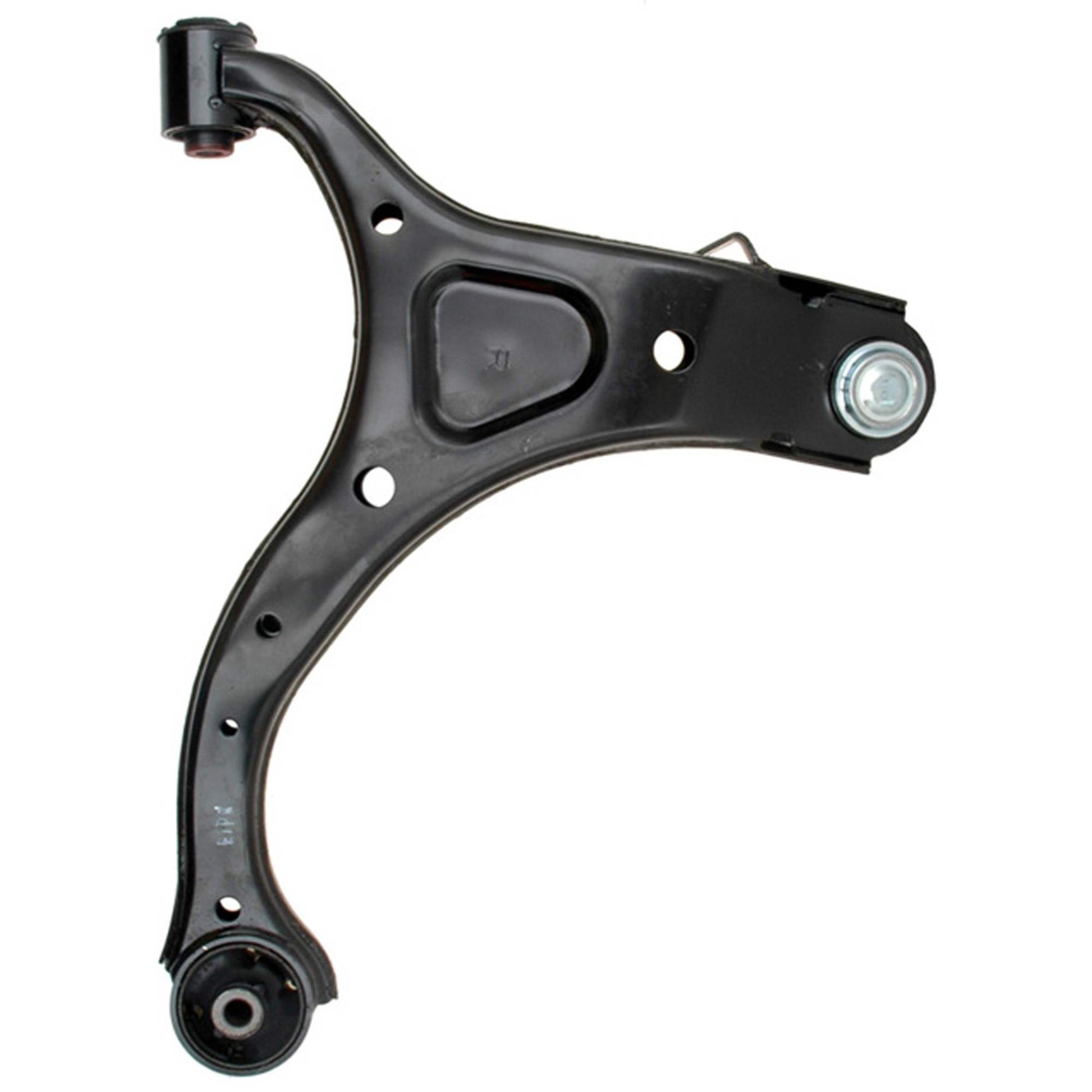 Bottom View of Front Right Suspension Control Arm and Ball Joint Assembly MOOG RK621685