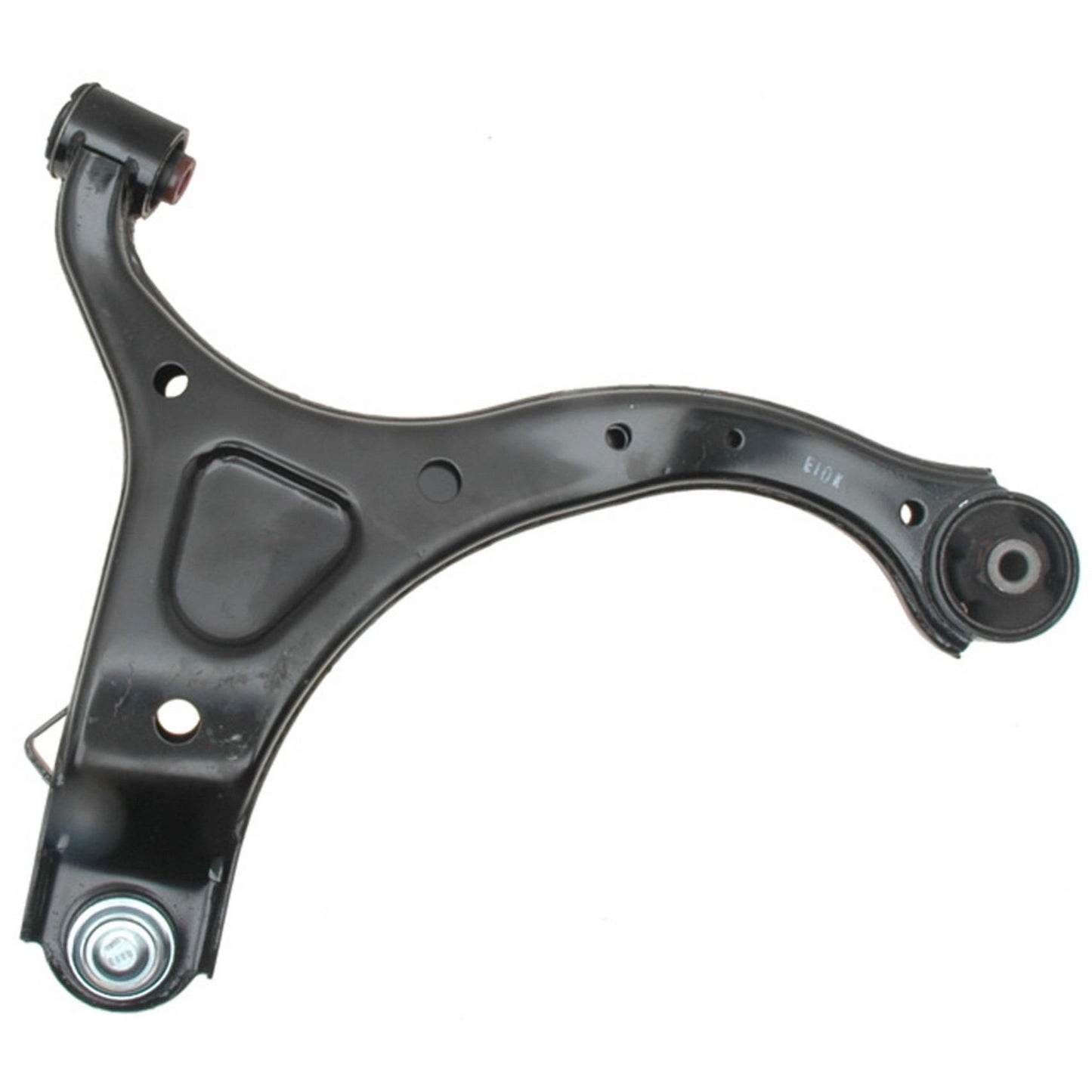 Bottom View of Front Left Suspension Control Arm and Ball Joint Assembly MOOG RK621686