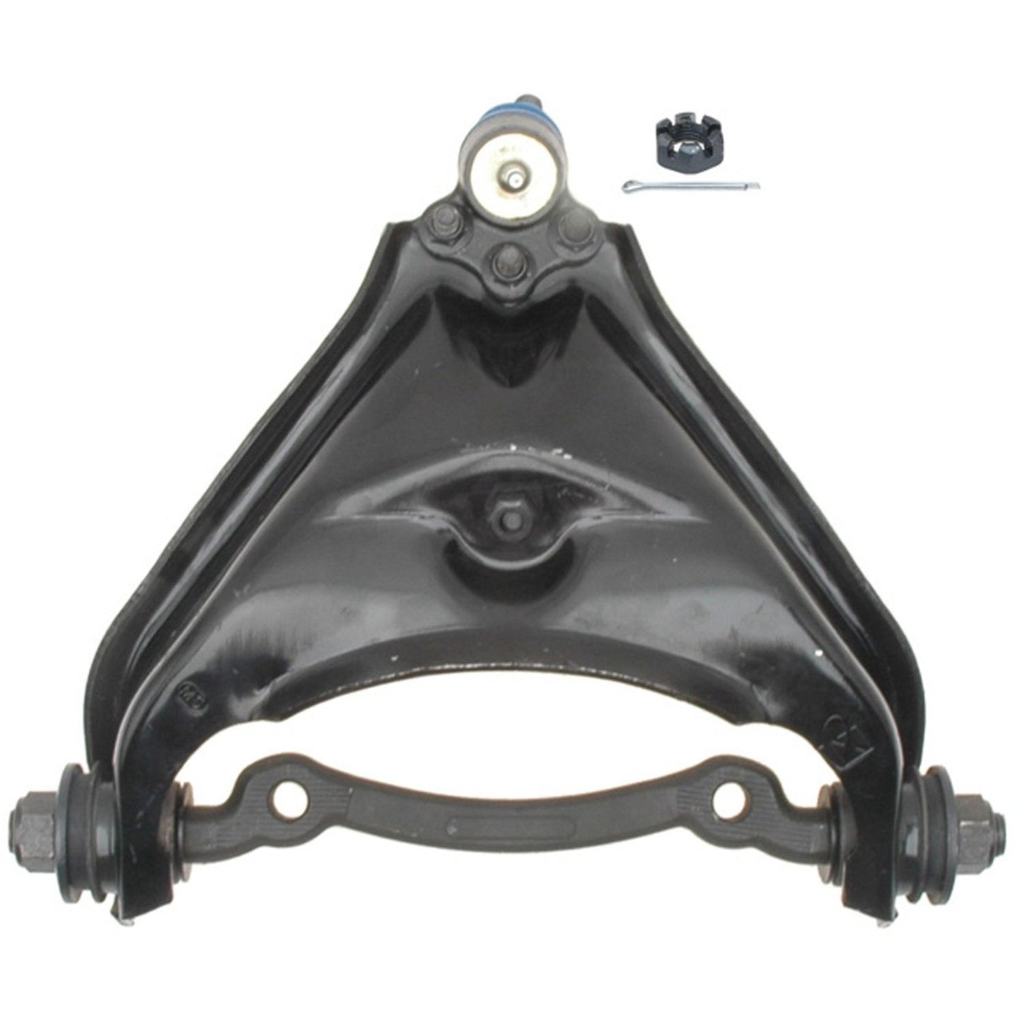 Bottom View of Front Upper Right Suspension Control Arm and Ball Joint Assembly MOOG RK621756