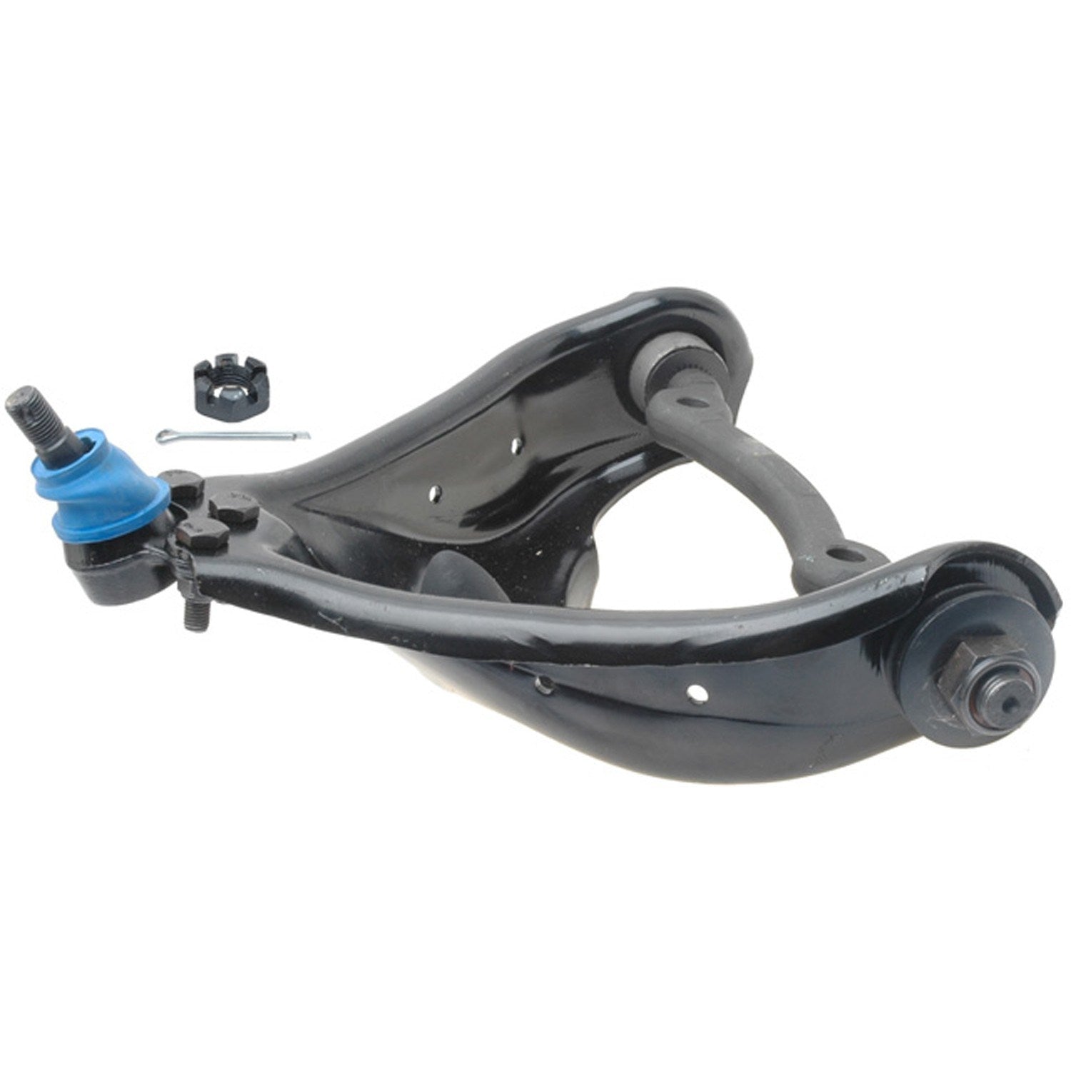 Side View of Front Upper Right Suspension Control Arm and Ball Joint Assembly MOOG RK621756