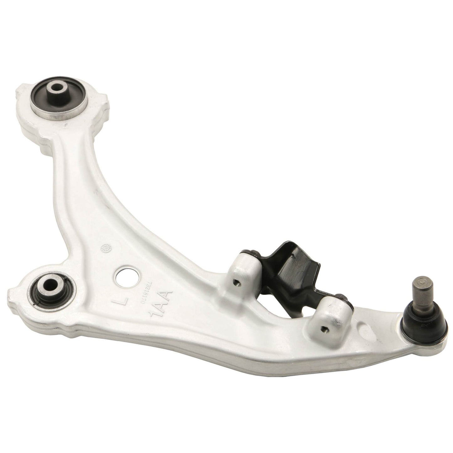 Angle View of Front Left Suspension Control Arm and Ball Joint Assembly MOOG RK622158