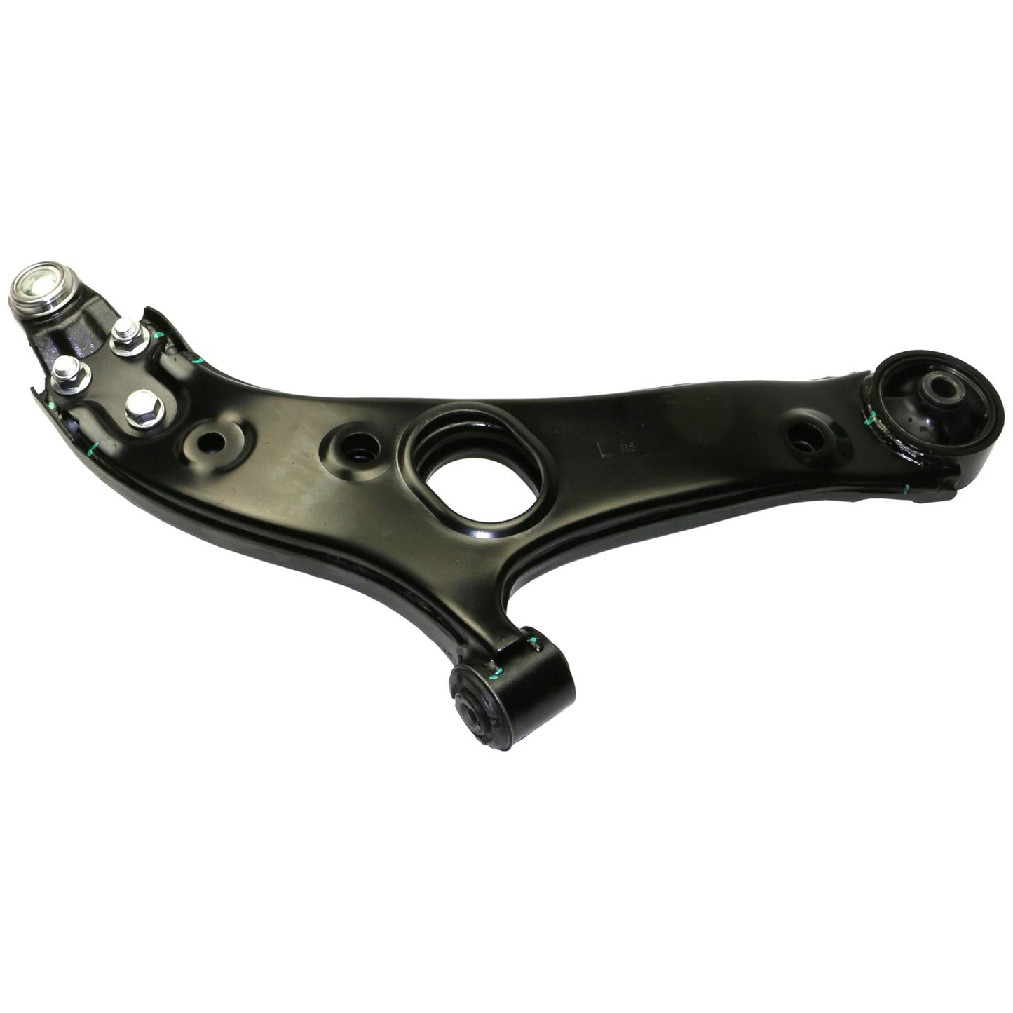 Back View of Front Left Suspension Control Arm and Ball Joint Assembly MOOG RK622825