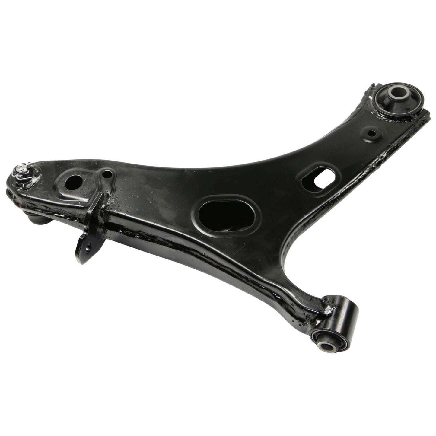 Angle View of Front Left Suspension Control Arm and Ball Joint Assembly MOOG RK622857