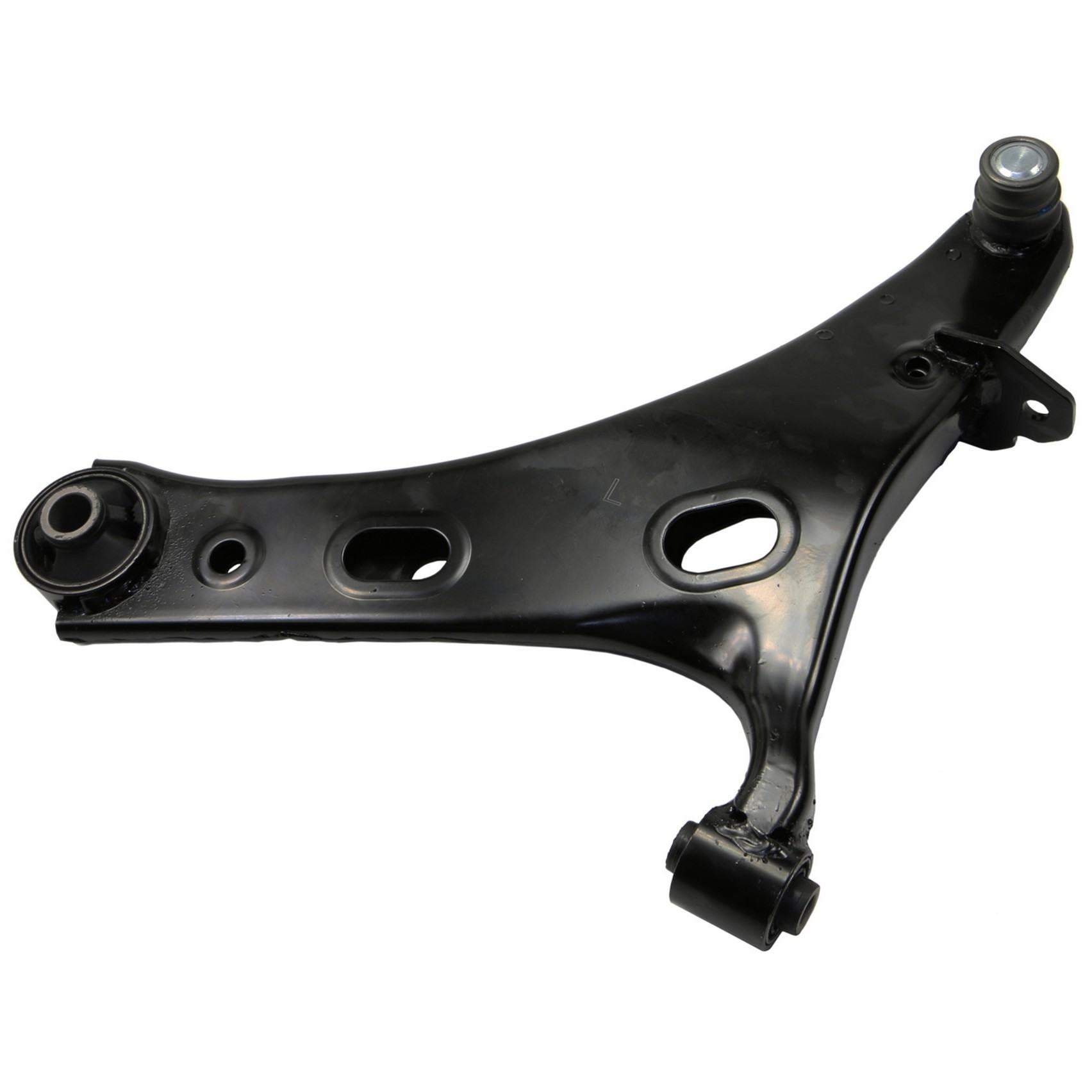 Back View of Front Left Suspension Control Arm and Ball Joint Assembly MOOG RK622857