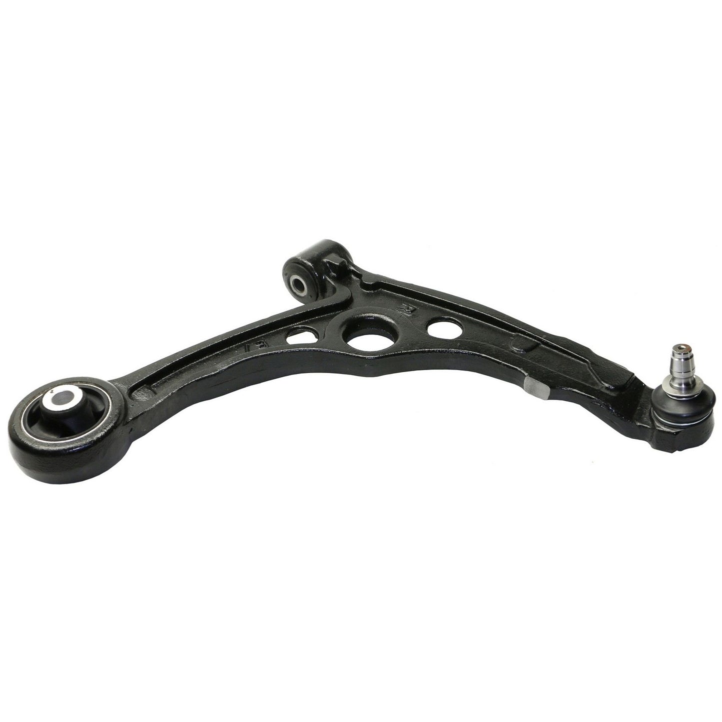 Angle View of Front Right Suspension Control Arm and Ball Joint Assembly MOOG RK622860