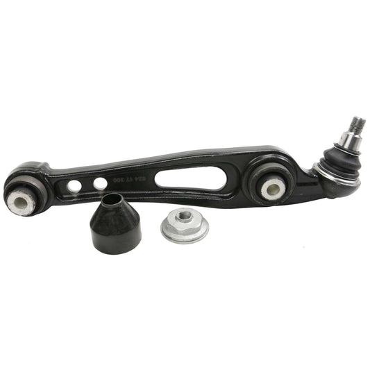 Angle View of Front Rear Right Suspension Control Arm and Ball Joint Assembly MOOG RK622928