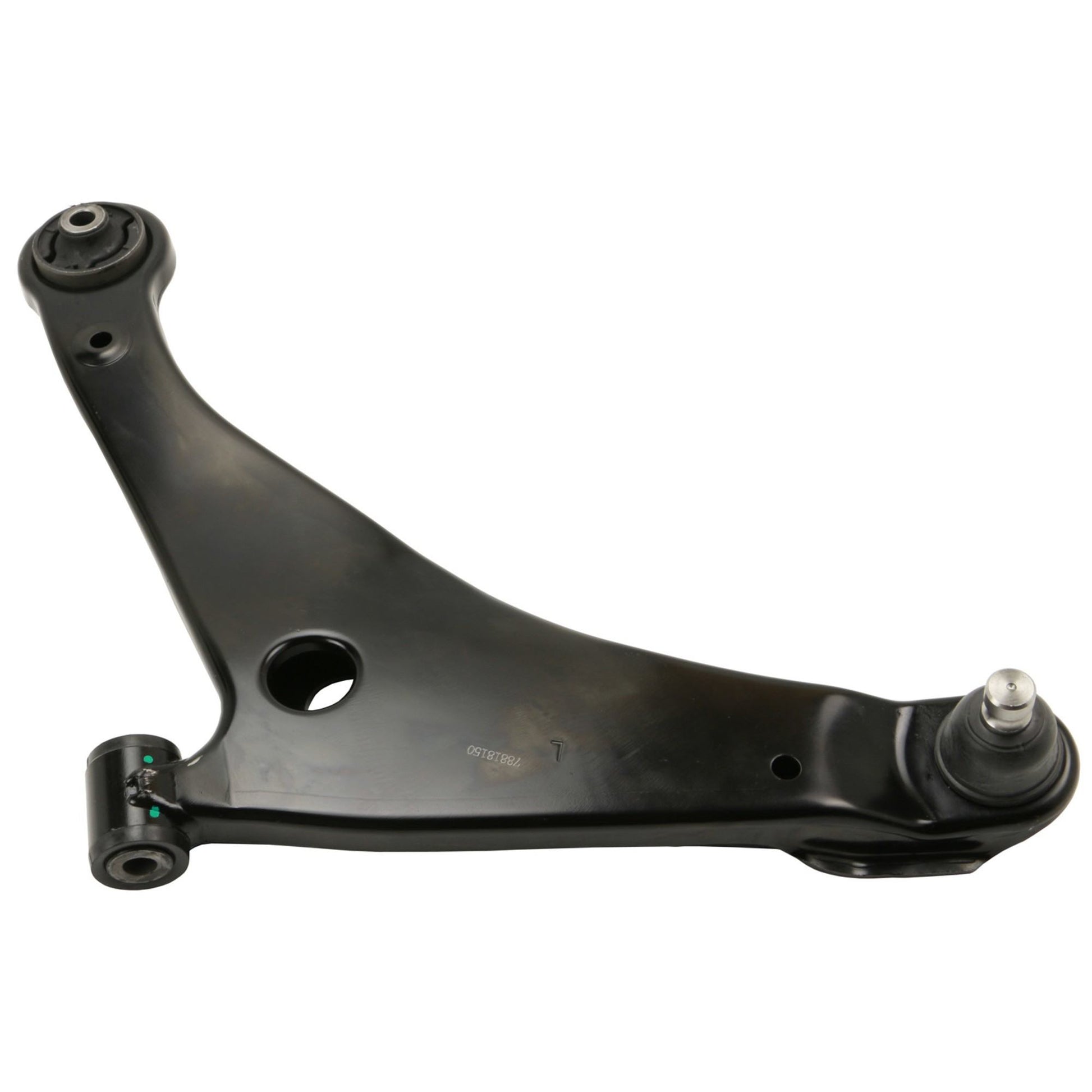 Angle View of Front Left Suspension Control Arm and Ball Joint Assembly MOOG RK623050