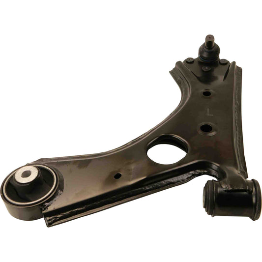 Angle View of Front Left Suspension Control Arm and Ball Joint Assembly MOOG RK623081