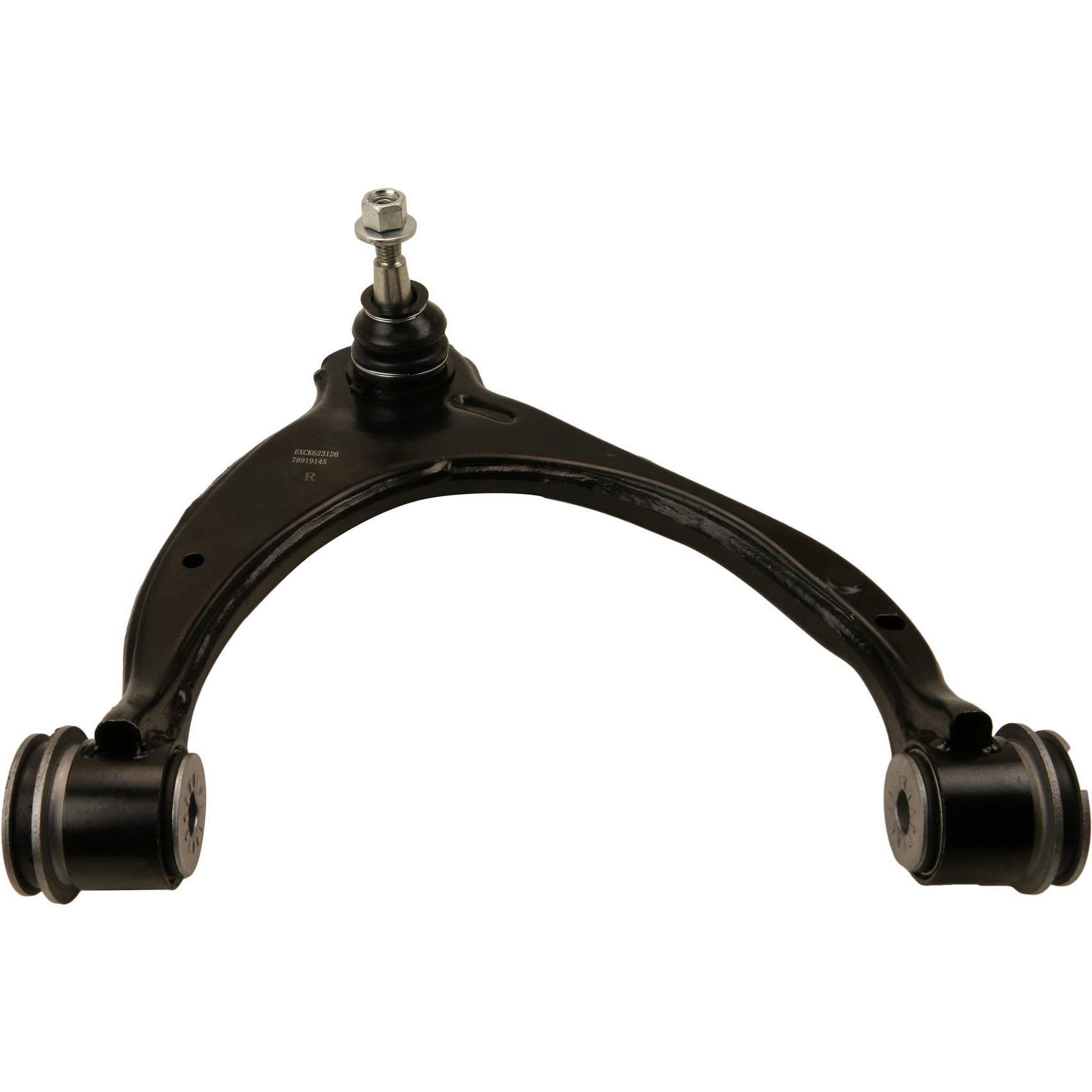 Angle View of Front Upper Right Suspension Control Arm and Ball Joint Assembly MOOG RK623126