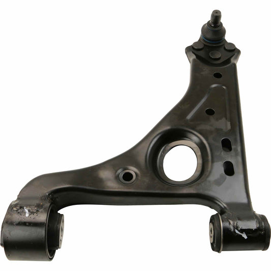 Angle View of Front Left Suspension Control Arm and Ball Joint Assembly MOOG RK623137