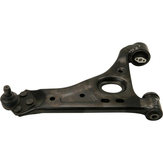 Angle View of Front Right Suspension Control Arm and Ball Joint Assembly MOOG RK623138