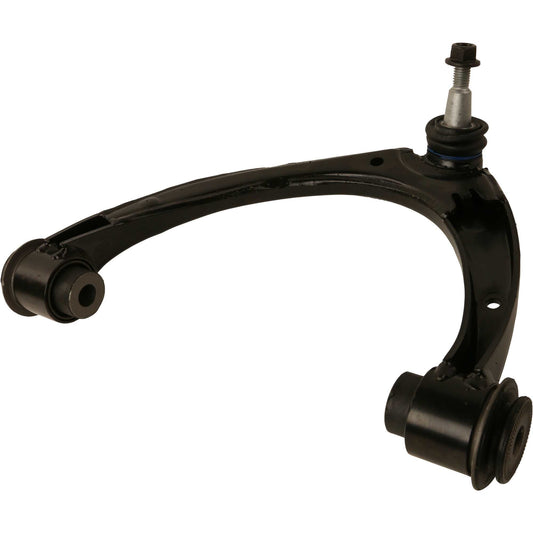 Angle View of Front Upper Left Suspension Control Arm and Ball Joint Assembly MOOG RK623350