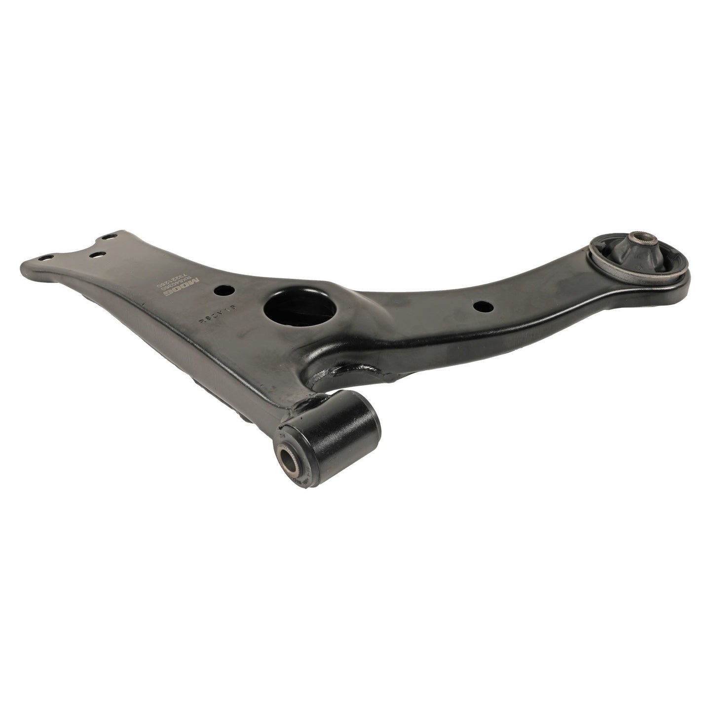 Angle View of Front Right Suspension Control Arm MOOG RK640360