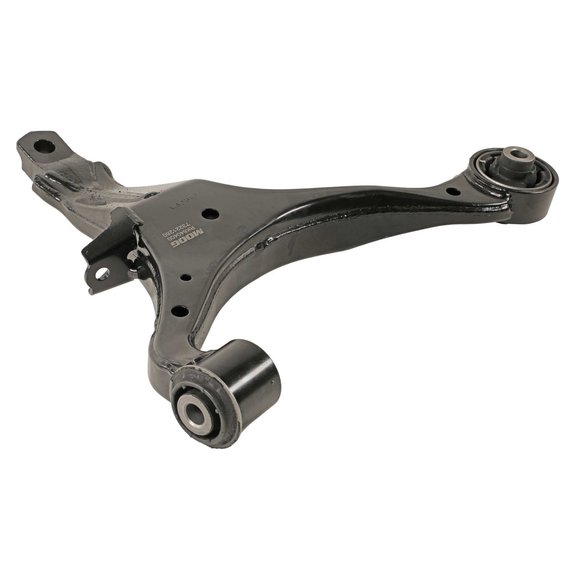 Angle View of Front Left Suspension Control Arm MOOG RK640400