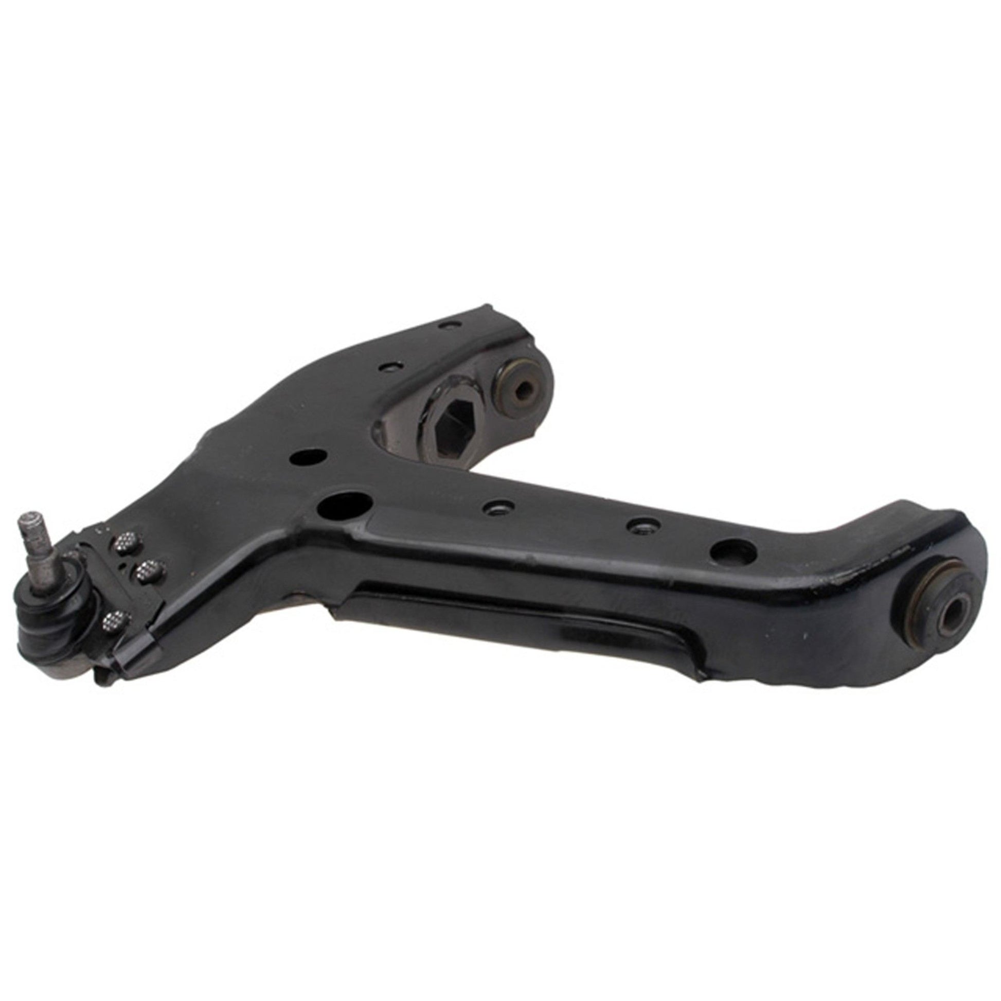 Side View of Front Left Suspension Control Arm and Ball Joint Assembly MOOG RK641492