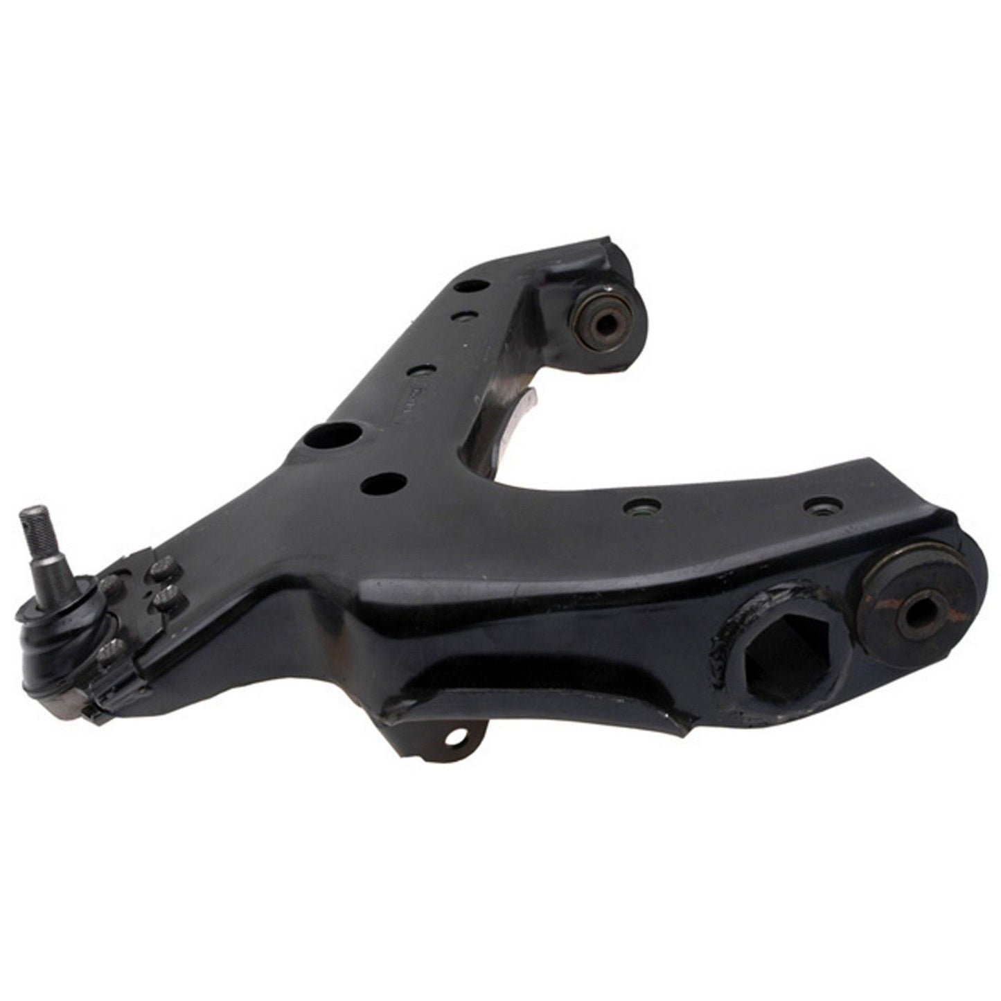 Side View of Front Right Suspension Control Arm and Ball Joint Assembly MOOG RK641493