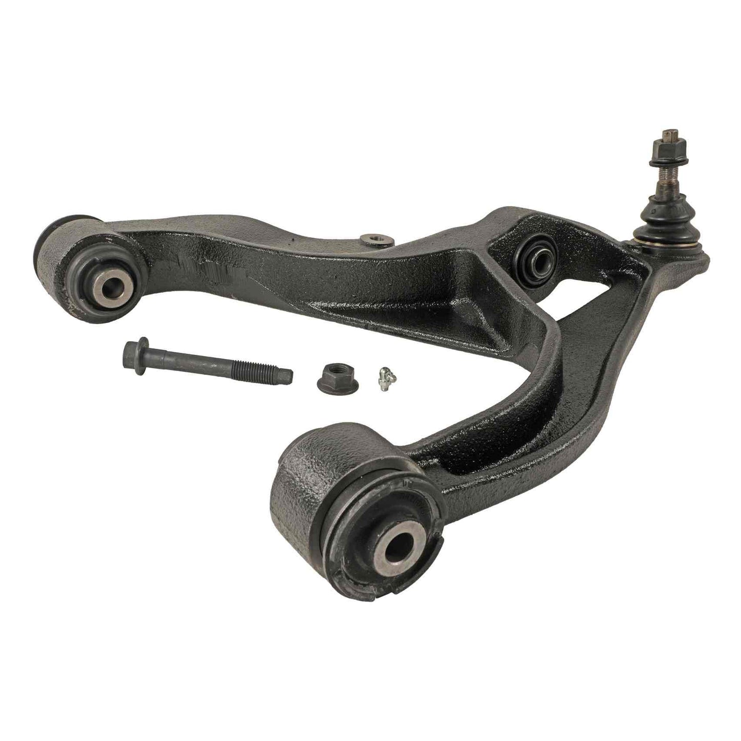 Angle View of Front Left Suspension Control Arm and Ball Joint Assembly MOOG RK641504