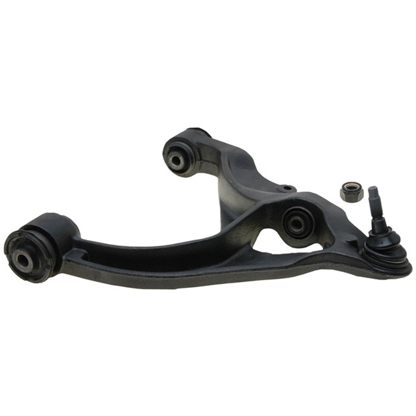 Side View of Front Left Suspension Control Arm and Ball Joint Assembly MOOG RK641504