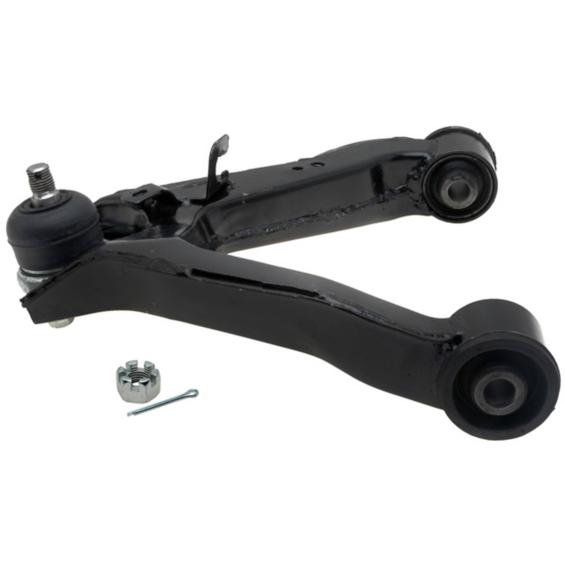 Side View of Front Upper Right Suspension Control Arm and Ball Joint Assembly MOOG RK641514