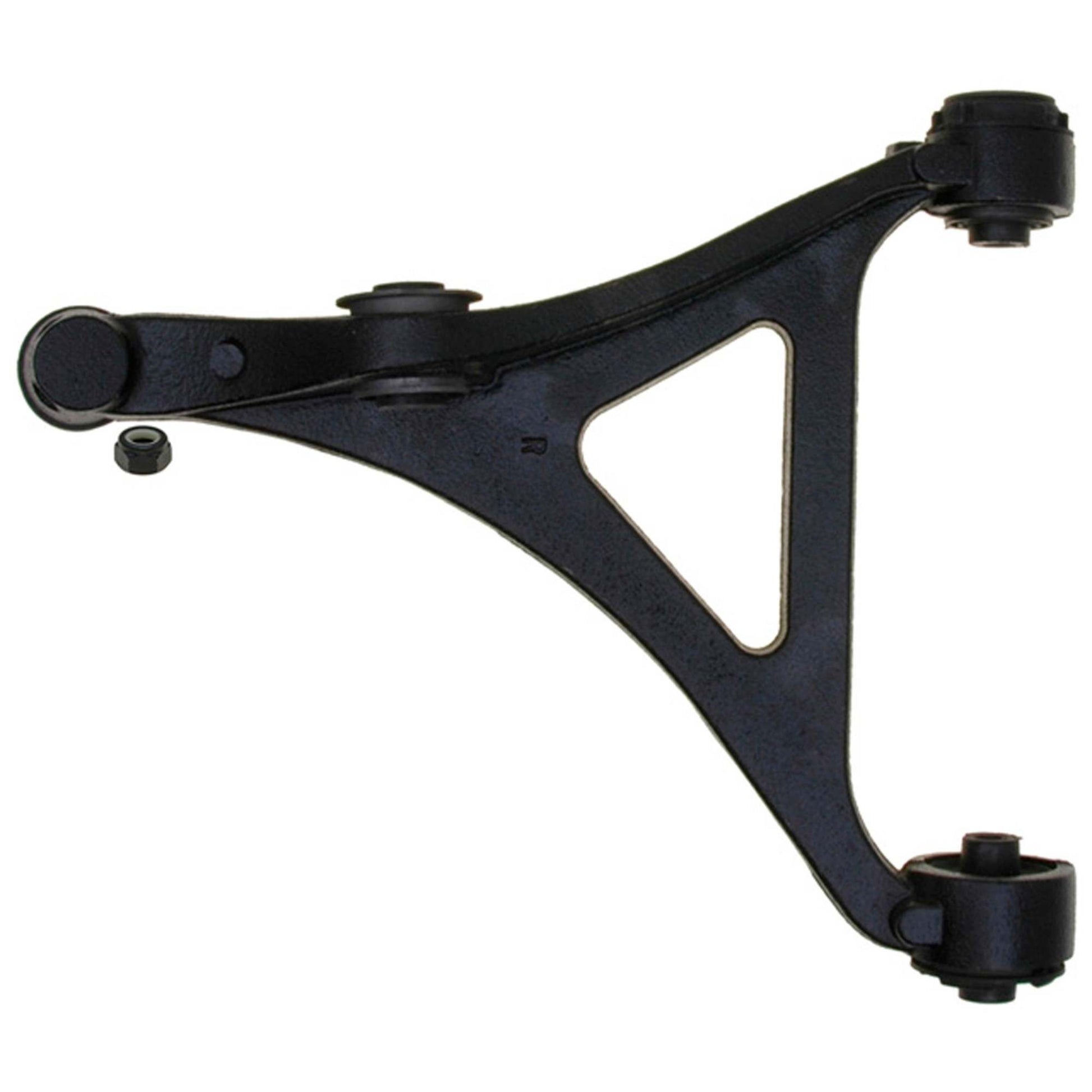 Bottom View of Front Right Suspension Control Arm and Ball Joint Assembly MOOG RK641534