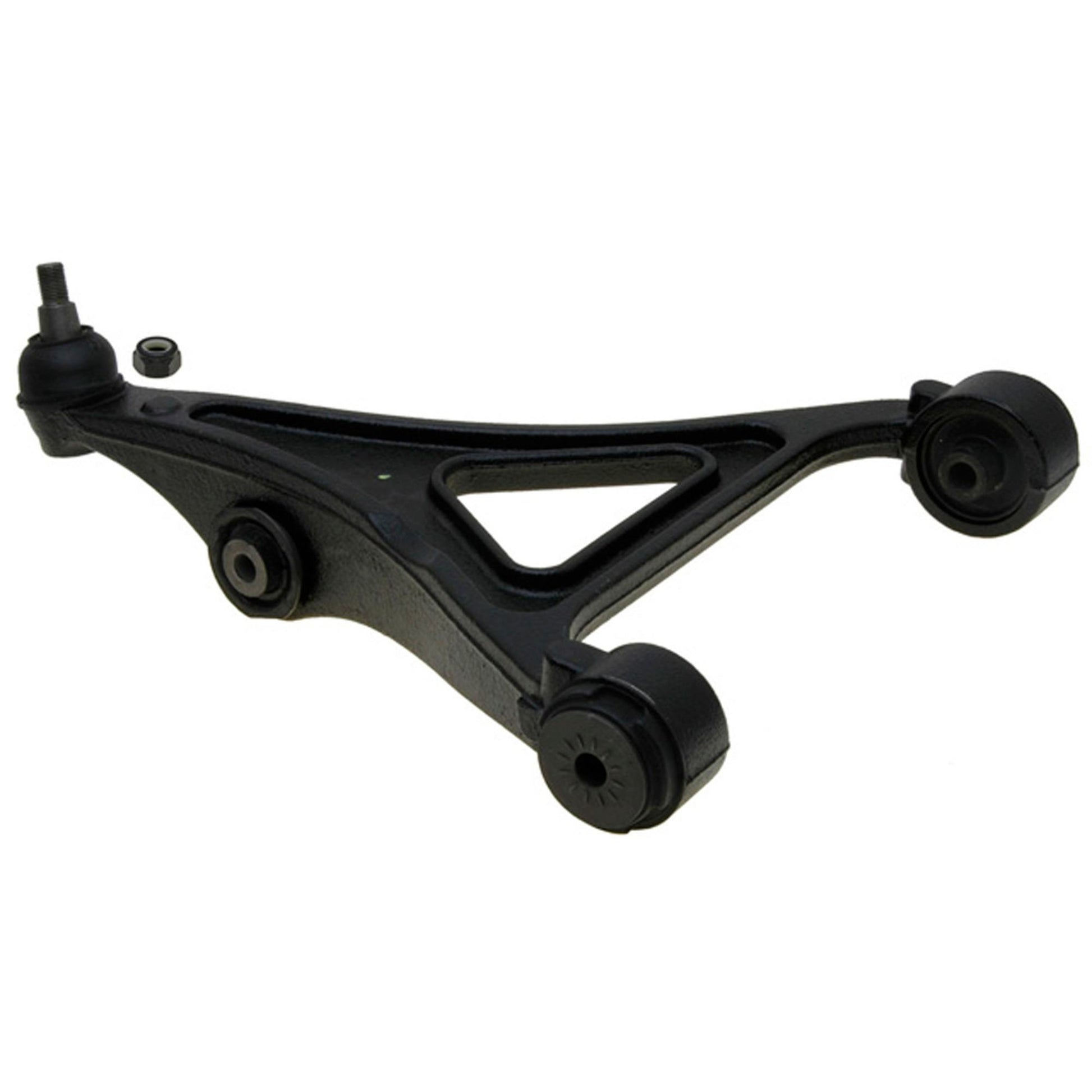 Side View of Front Right Suspension Control Arm and Ball Joint Assembly MOOG RK641534