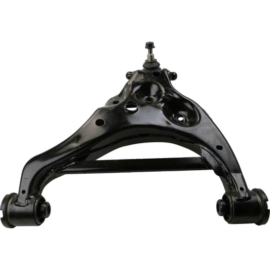 Angle View of Front Left Suspension Control Arm and Ball Joint Assembly MOOG RK643169