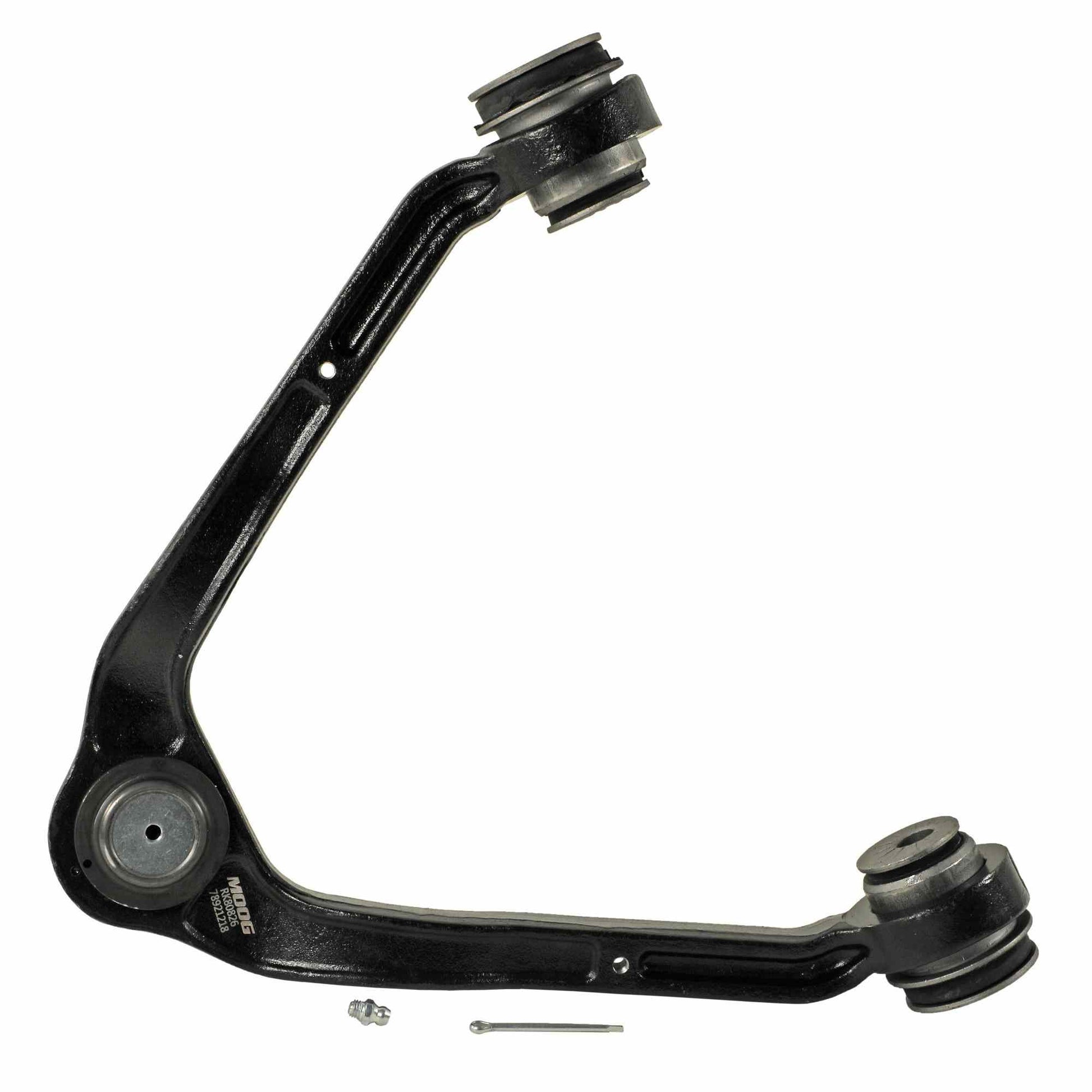 Back View of Front Upper Right Suspension Control Arm and Ball Joint Assembly MOOG RK80052